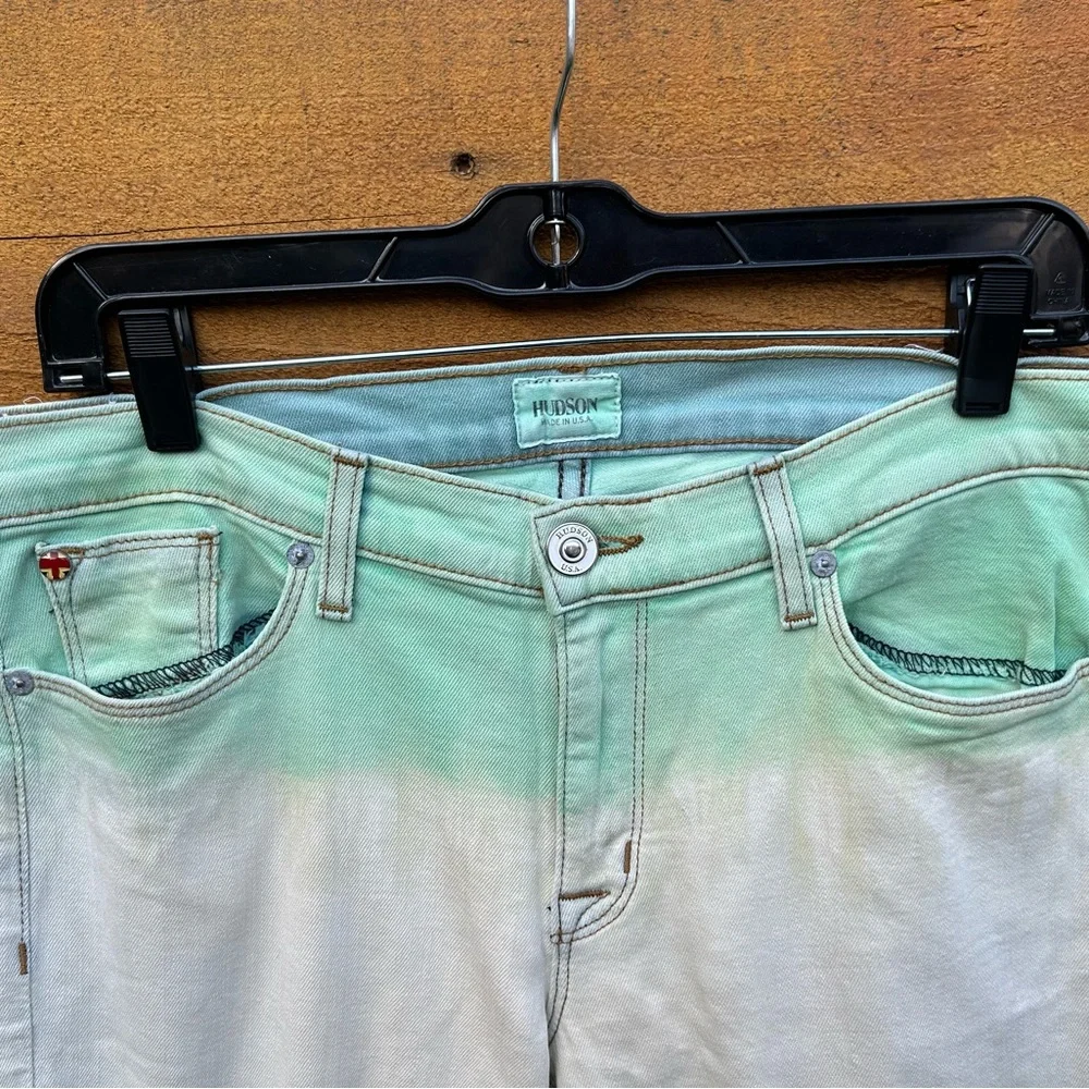 NWOT-Sz 29 Crop Krista Hudson dip dye jeans